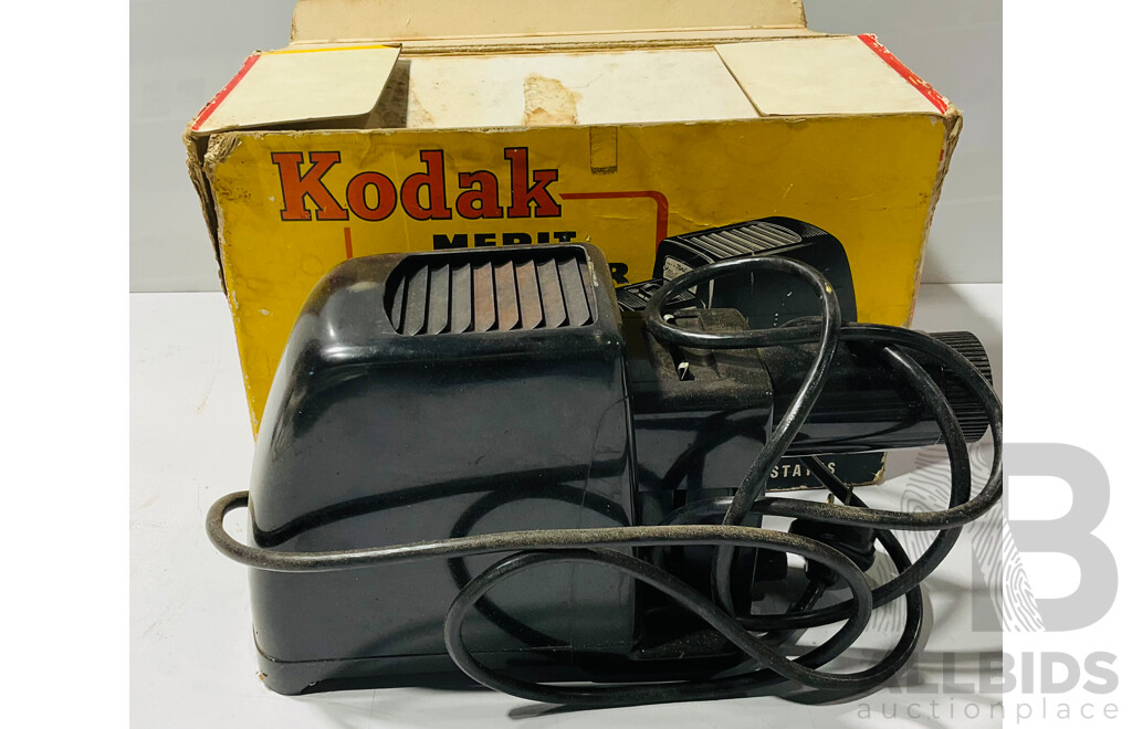 Vintage Kodak Merit Projector in Original Box