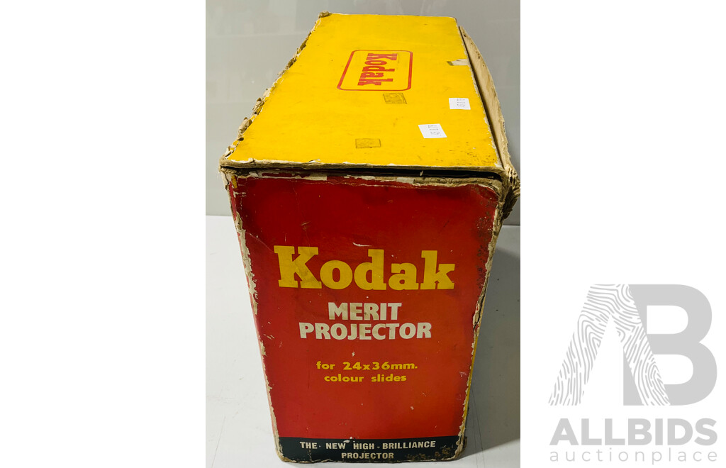 Vintage Kodak Merit Projector in Original Box