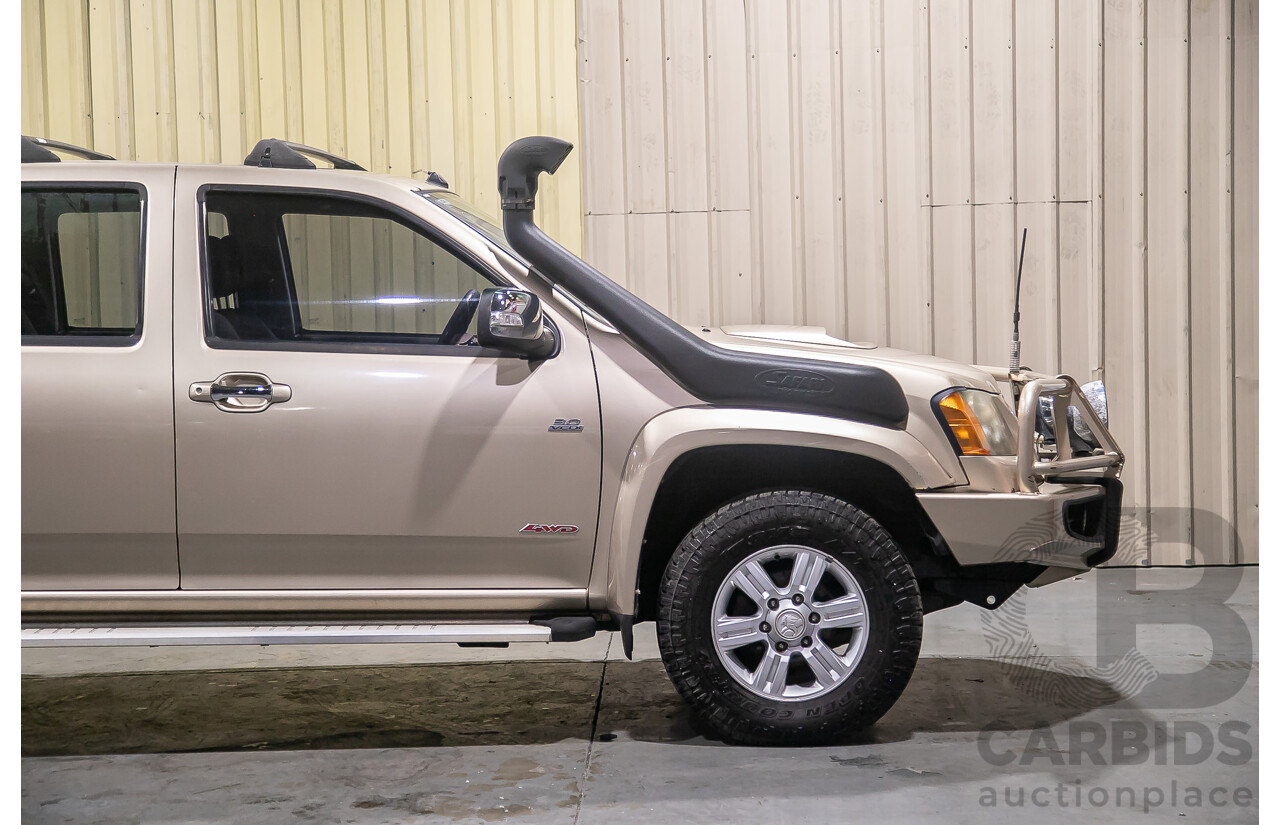 5/2008 Holden Colorado LT-R (4x4) RC Crew Cab P/Up Metallic Gold Turbo Diesel 3.0L