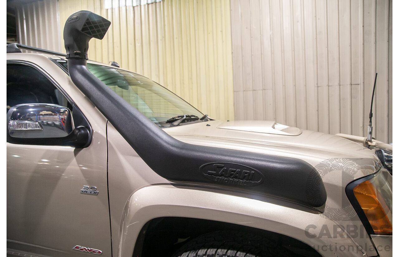 5/2008 Holden Colorado LT-R (4x4) RC Crew Cab P/Up Metallic Gold Turbo Diesel 3.0L