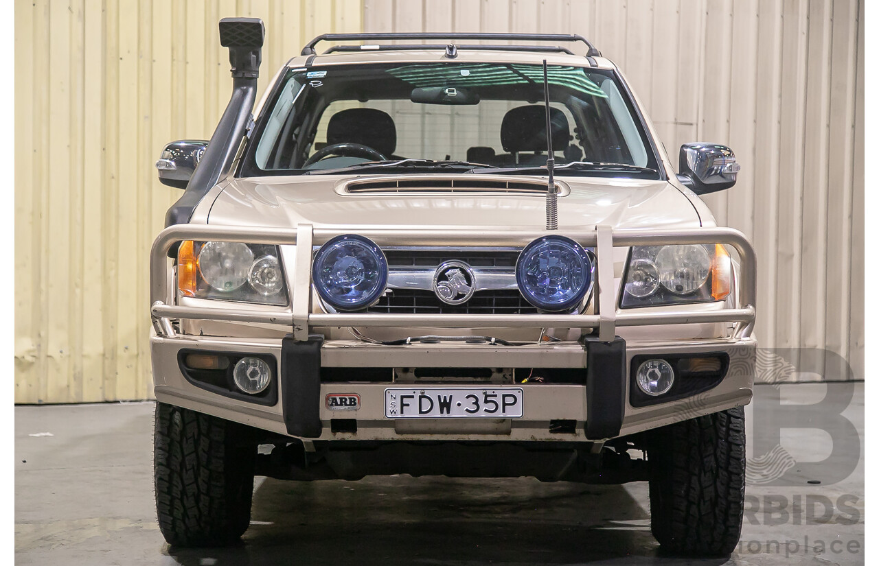 5/2008 Holden Colorado LT-R (4x4) RC Crew Cab P/Up Metallic Gold Turbo Diesel 3.0L