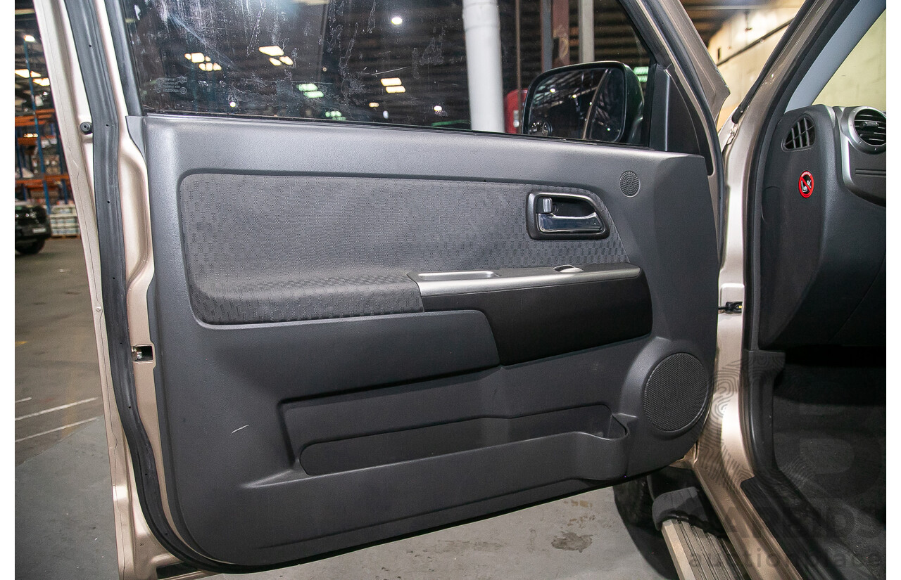 5/2008 Holden Colorado LT-R (4x4) RC Crew Cab P/Up Metallic Gold Turbo Diesel 3.0L