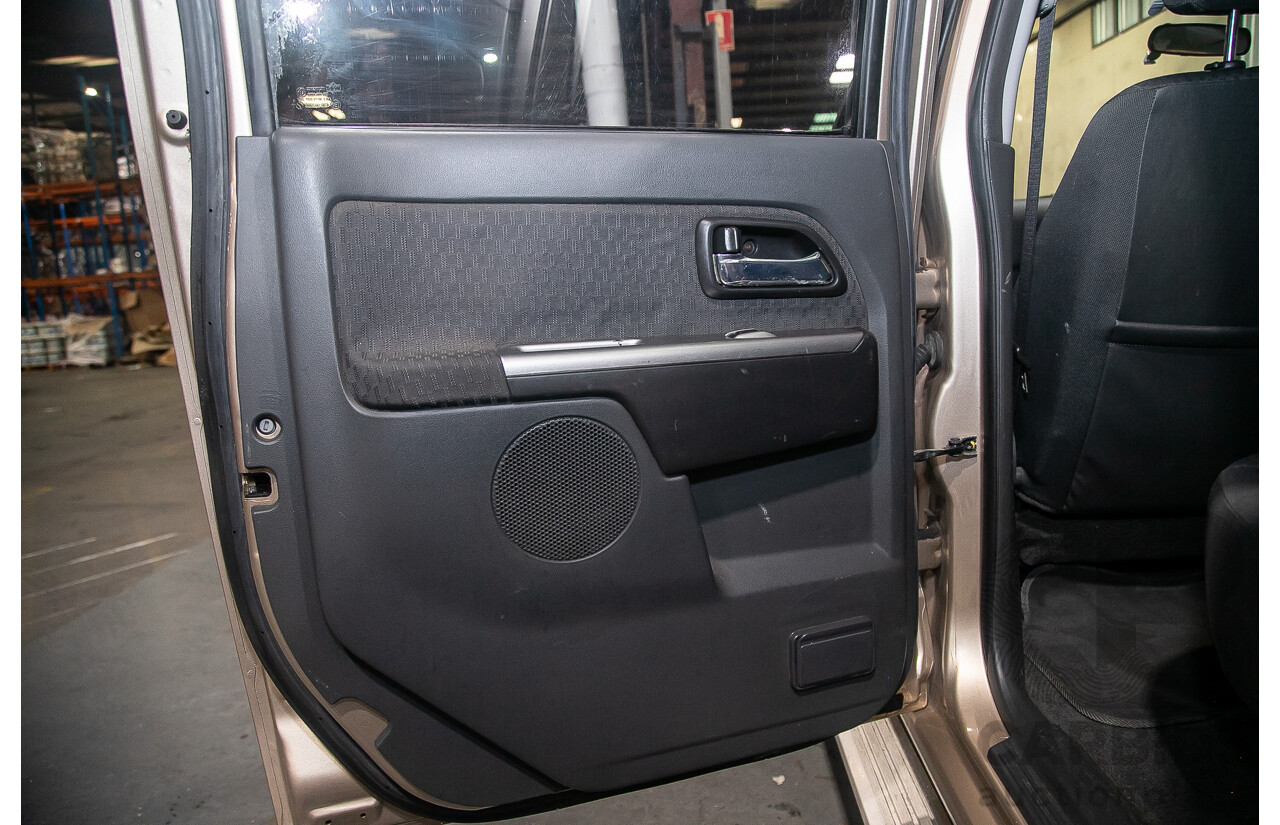 5/2008 Holden Colorado LT-R (4x4) RC Crew Cab P/Up Metallic Gold Turbo Diesel 3.0L