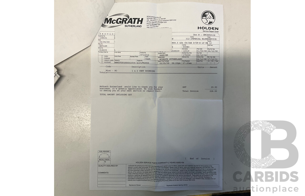 5/2008 Holden Colorado LT-R (4x4) RC Crew Cab P/Up Metallic Gold Turbo Diesel 3.0L