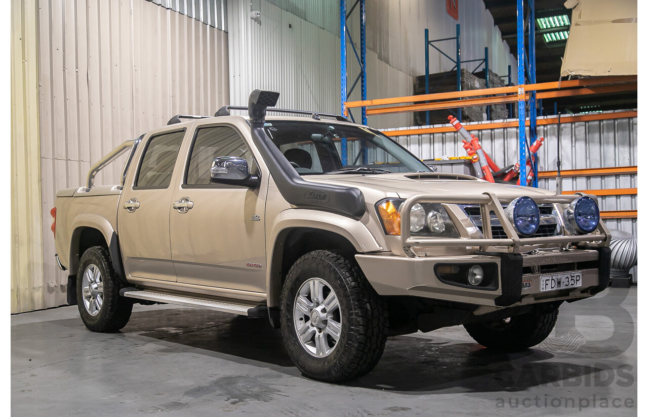 5/2008 Holden Colorado LT-R (4x4) RC Crew Cab P/Up Metallic Gold Turbo Diesel 3.0L
