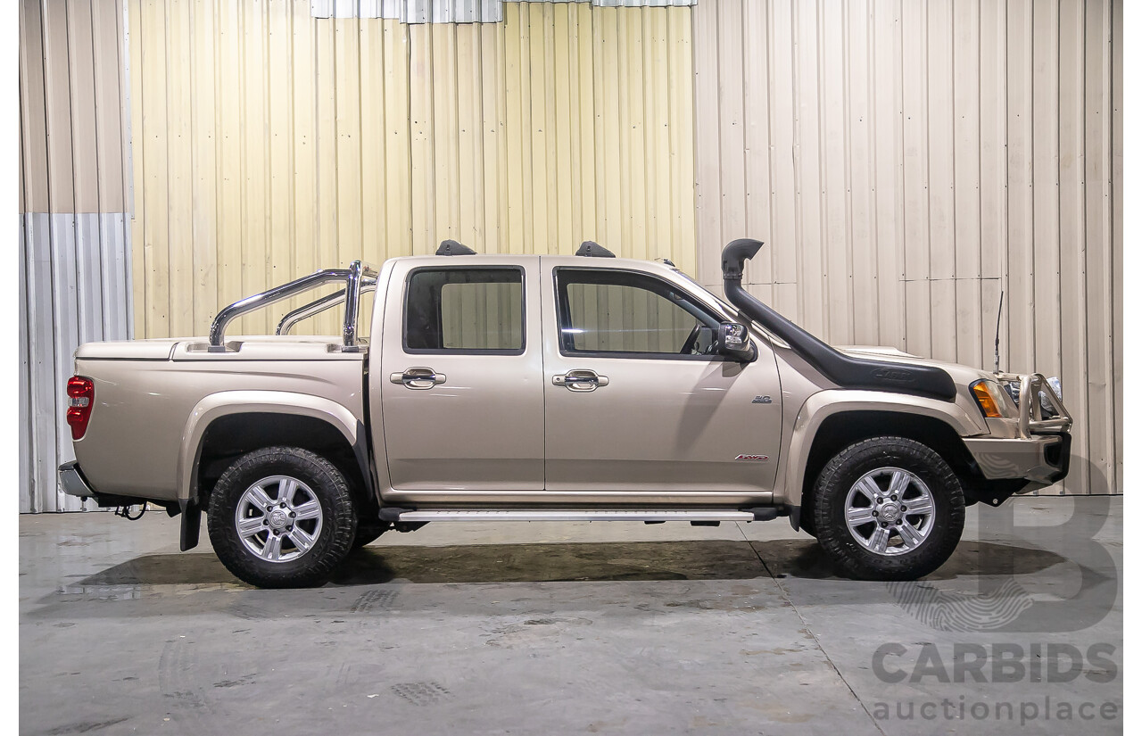 5/2008 Holden Colorado LT-R (4x4) RC Crew Cab P/Up Metallic Gold Turbo Diesel 3.0L