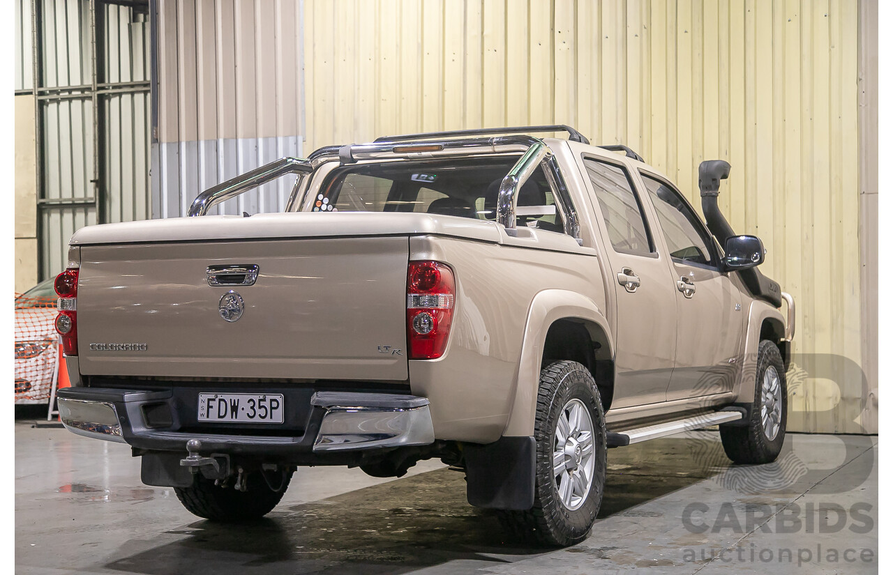 5/2008 Holden Colorado LT-R (4x4) RC Crew Cab P/Up Metallic Gold Turbo Diesel 3.0L