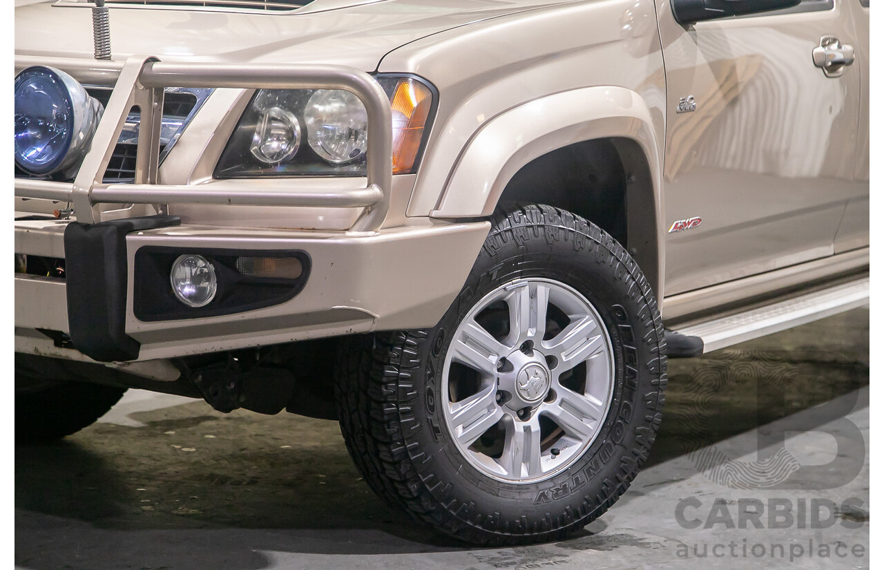 5/2008 Holden Colorado LT-R (4x4) RC Crew Cab P/Up Metallic Gold Turbo Diesel 3.0L