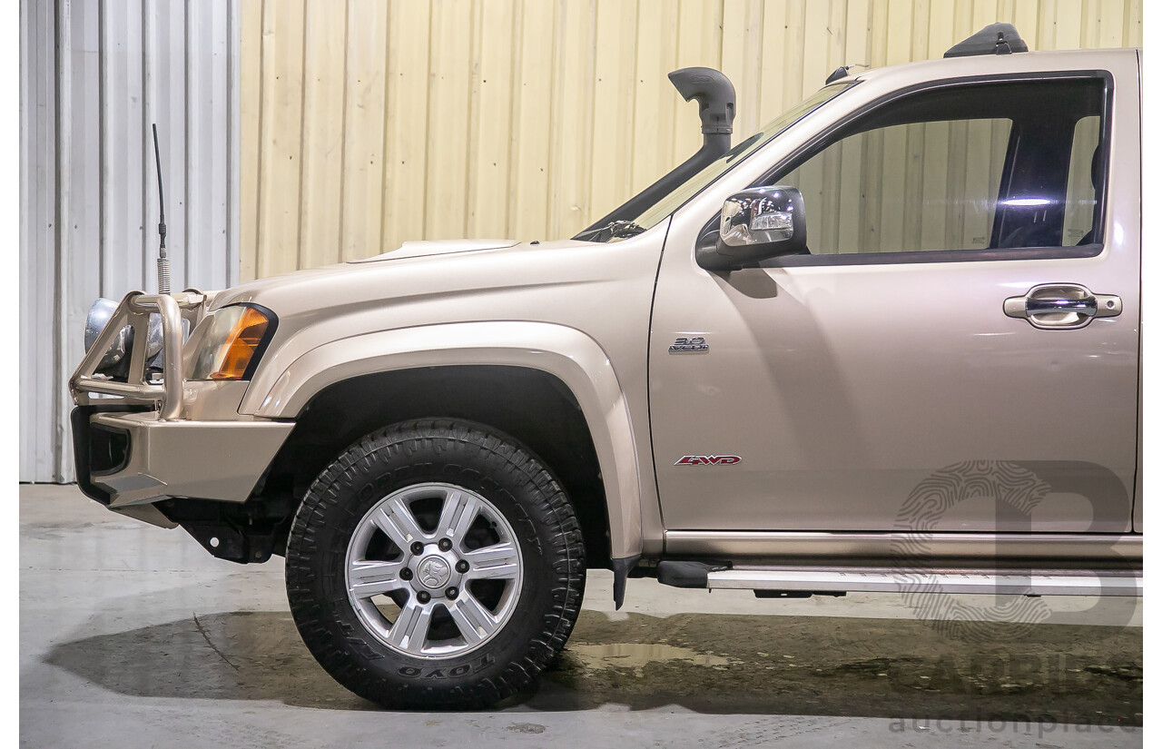 5/2008 Holden Colorado LT-R (4x4) RC Crew Cab P/Up Metallic Gold Turbo Diesel 3.0L