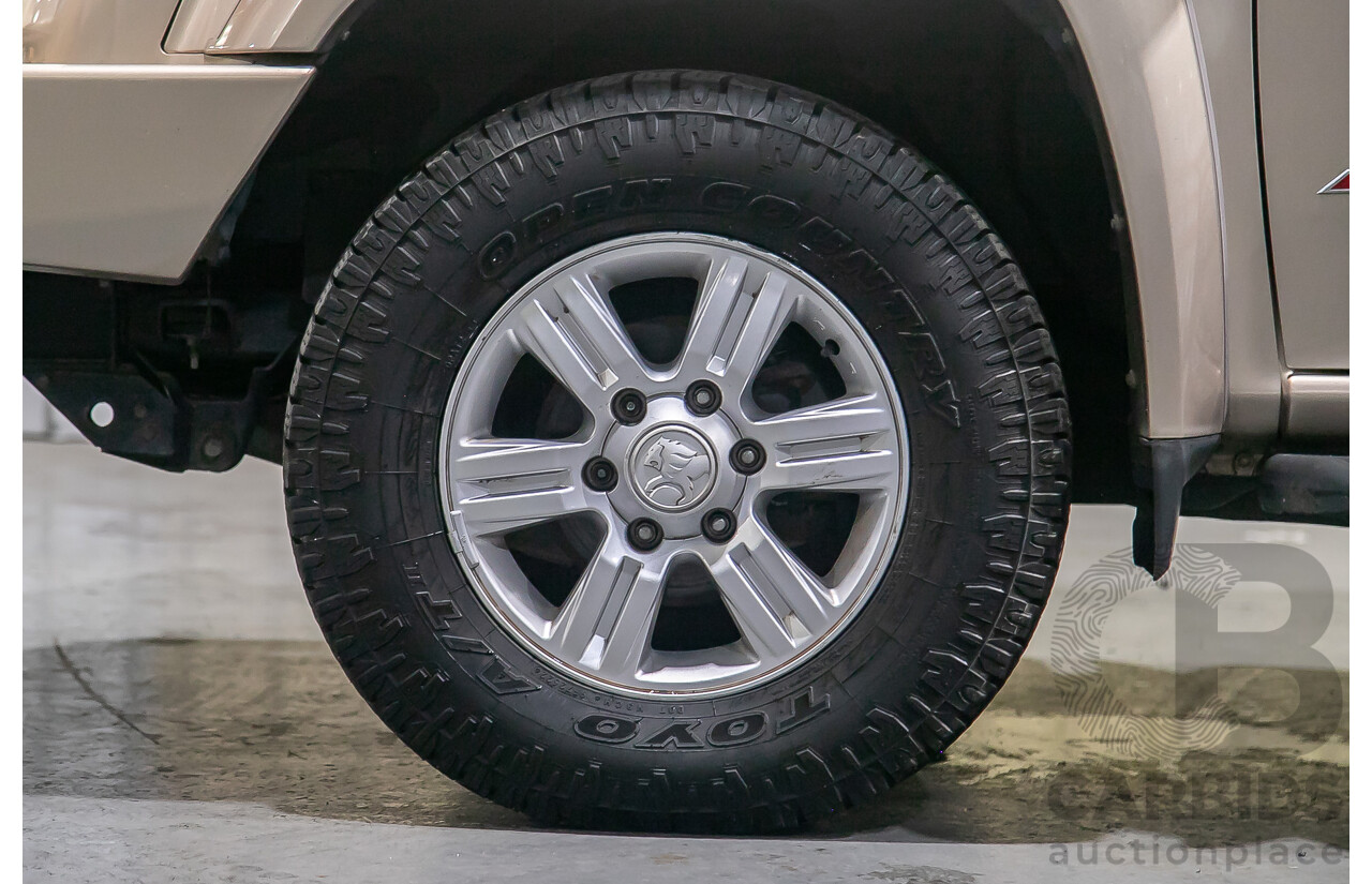 5/2008 Holden Colorado LT-R (4x4) RC Crew Cab P/Up Metallic Gold Turbo Diesel 3.0L