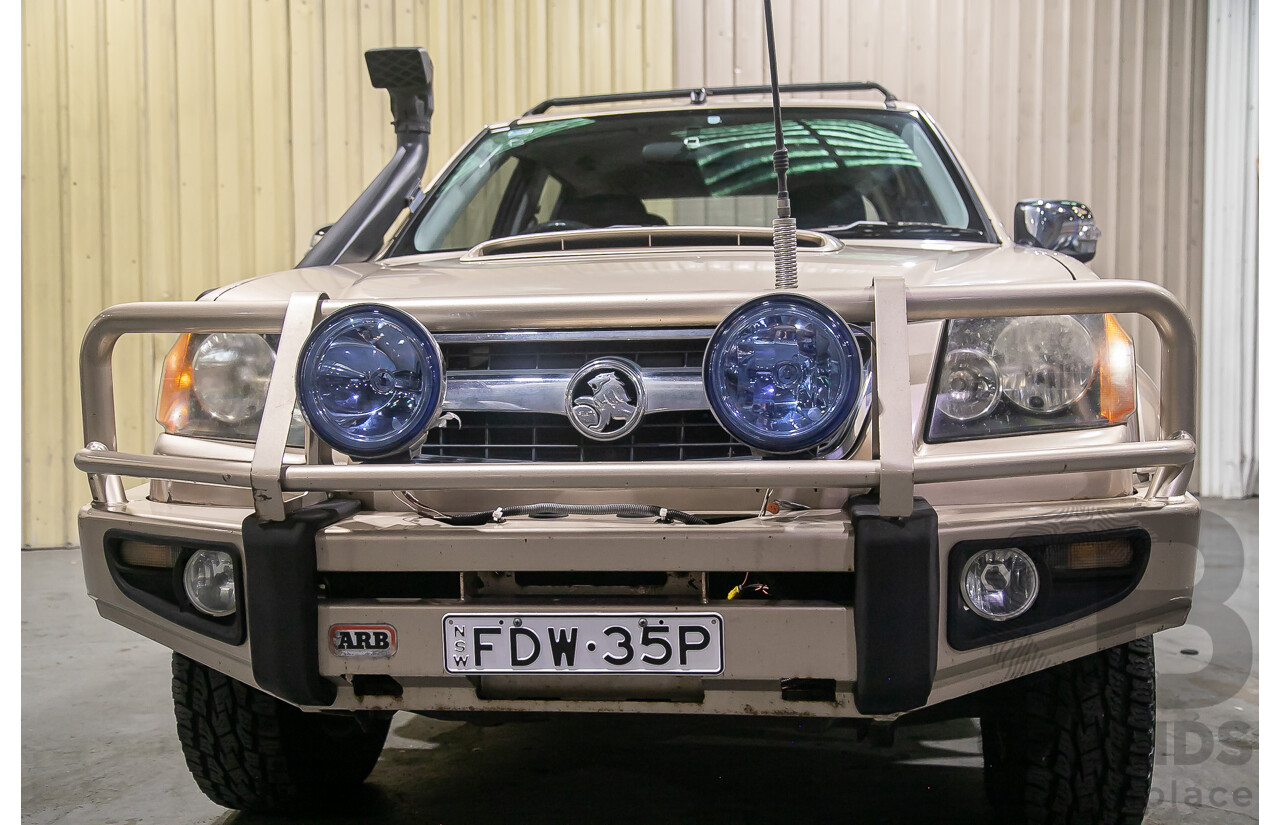 5/2008 Holden Colorado LT-R (4x4) RC Crew Cab P/Up Metallic Gold Turbo Diesel 3.0L