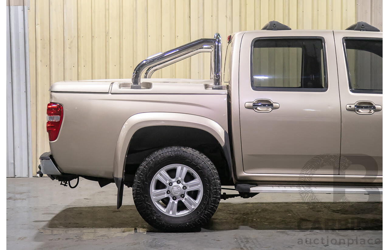 5/2008 Holden Colorado LT-R (4x4) RC Crew Cab P/Up Metallic Gold Turbo Diesel 3.0L