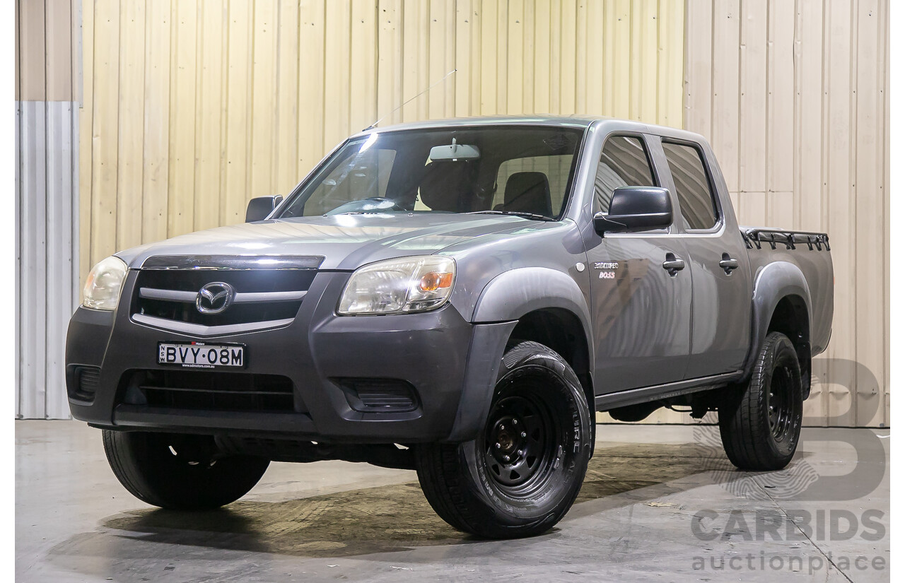 3/2011 Mazda Bt50 BOSS B3000 DX (4x2) 09 UPGRADE Dual Cab P/Up Grey Turbo Diesel 3.0L