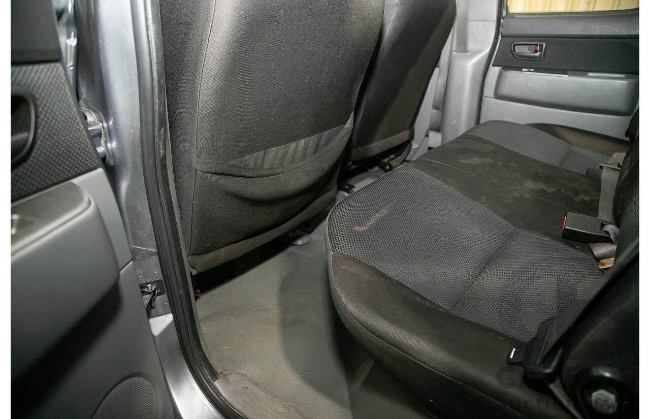 3/2011 Mazda Bt50 BOSS B3000 DX (4x2) 09 UPGRADE Dual Cab P/Up Grey Turbo Diesel 3.0L