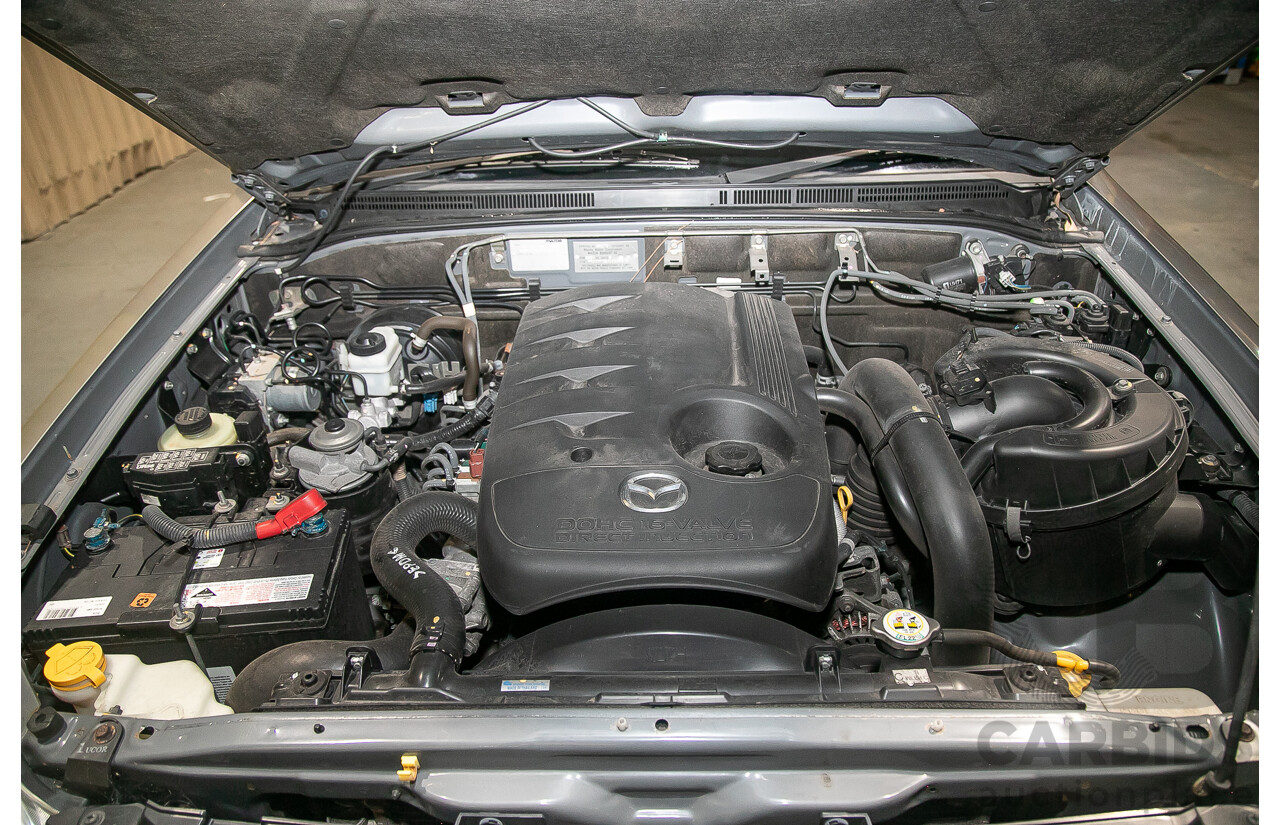 3/2011 Mazda Bt50 BOSS B3000 DX (4x2) 09 UPGRADE Dual Cab P/Up Grey Turbo Diesel 3.0L