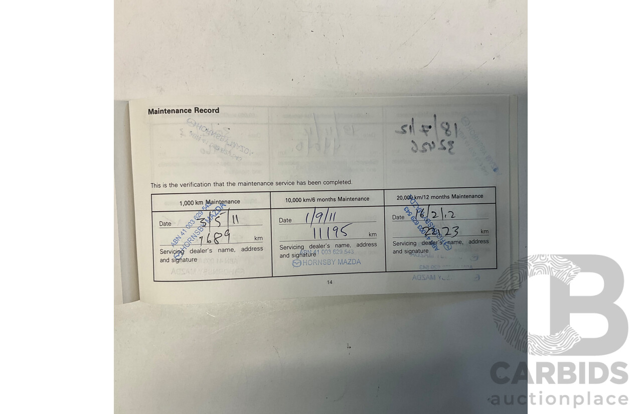 3/2011 Mazda Bt50 BOSS B3000 DX (4x2) 09 UPGRADE Dual Cab P/Up Grey Turbo Diesel 3.0L