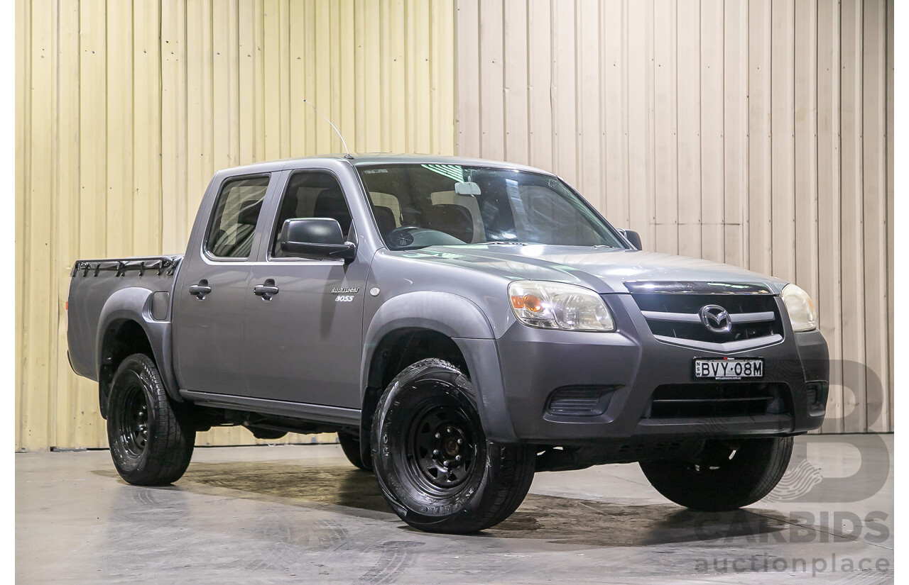 3/2011 Mazda Bt50 BOSS B3000 DX (4x2) 09 UPGRADE Dual Cab P/Up Grey Turbo Diesel 3.0L