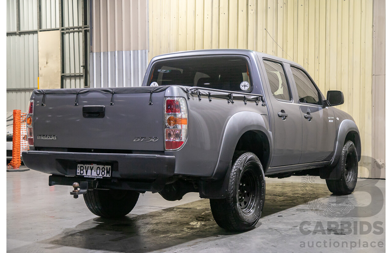 3/2011 Mazda Bt50 BOSS B3000 DX (4x2) 09 UPGRADE Dual Cab P/Up Grey Turbo Diesel 3.0L
