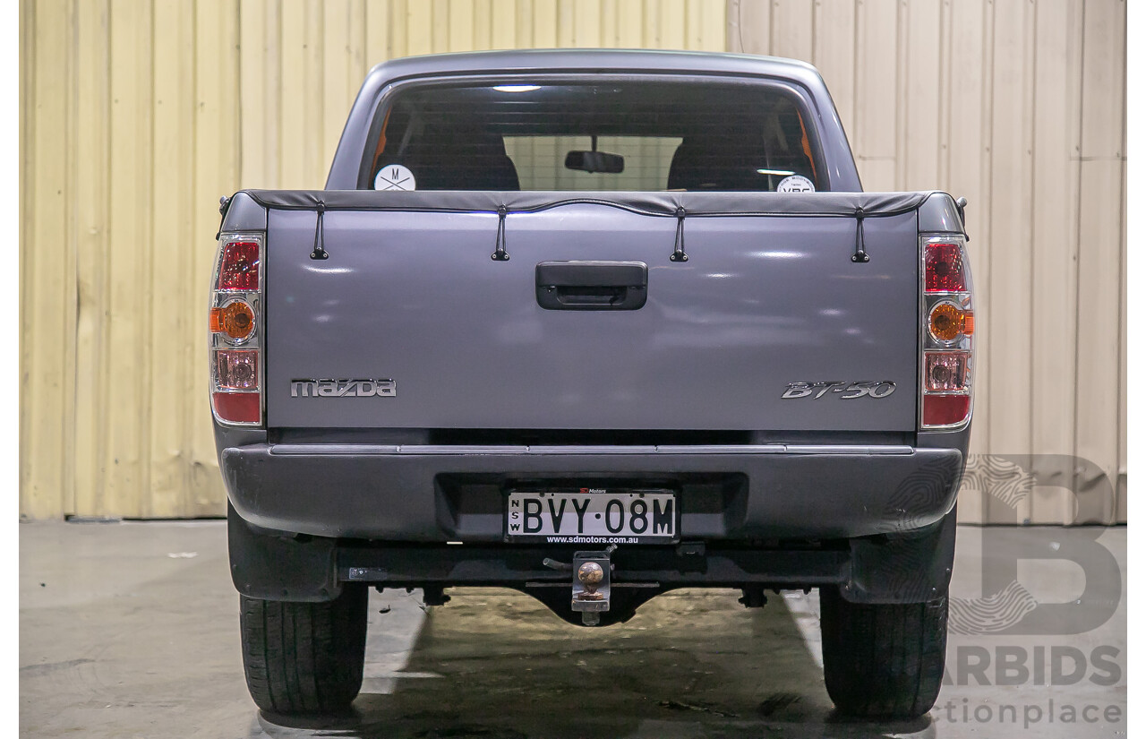 3/2011 Mazda Bt50 BOSS B3000 DX (4x2) 09 UPGRADE Dual Cab P/Up Grey Turbo Diesel 3.0L