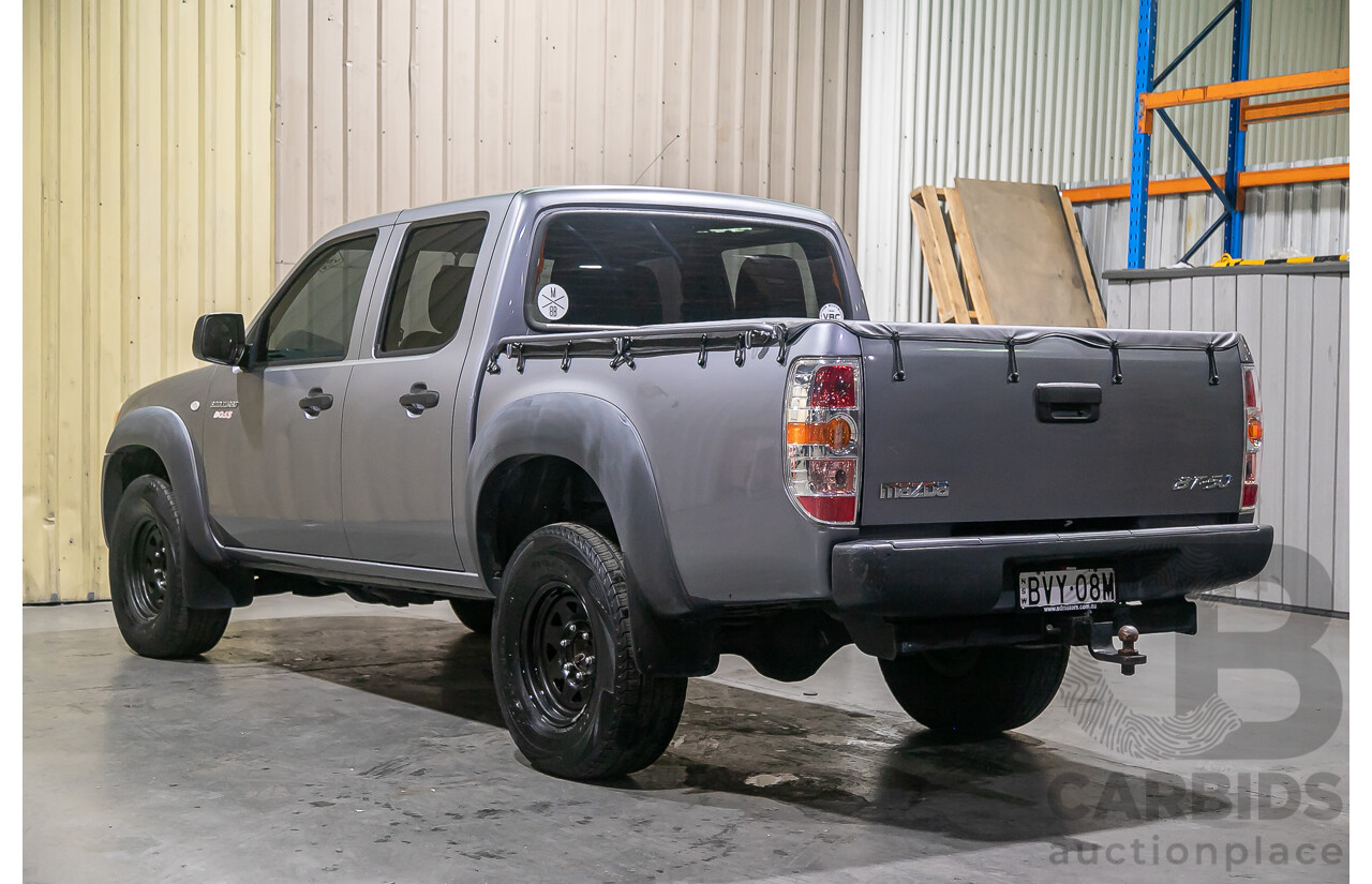 3/2011 Mazda Bt50 BOSS B3000 DX (4x2) 09 UPGRADE Dual Cab P/Up Grey Turbo Diesel 3.0L