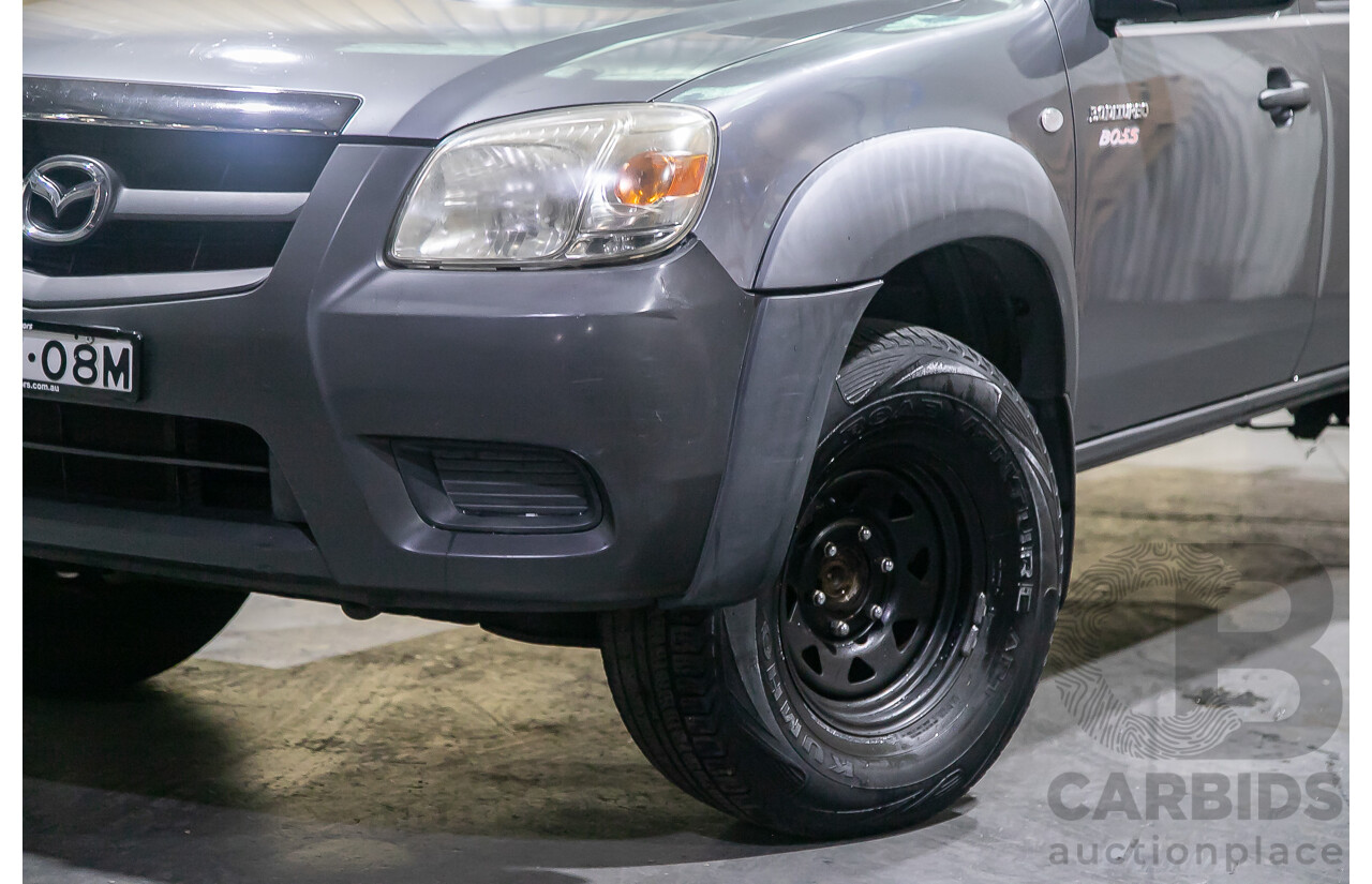 3/2011 Mazda Bt50 BOSS B3000 DX (4x2) 09 UPGRADE Dual Cab P/Up Grey Turbo Diesel 3.0L