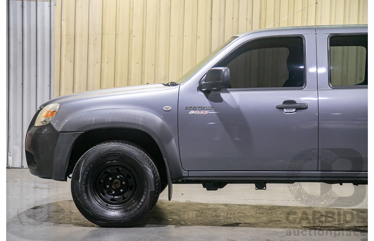 3/2011 Mazda Bt50 BOSS B3000 DX (4x2) 09 UPGRADE Dual Cab P/Up Grey Turbo Diesel 3.0L