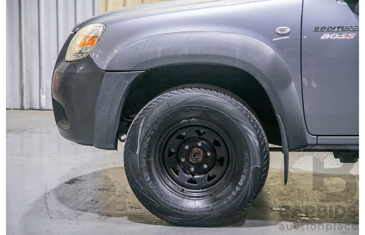 3/2011 Mazda Bt50 BOSS B3000 DX (4x2) 09 UPGRADE Dual Cab P/Up Grey Turbo Diesel 3.0L