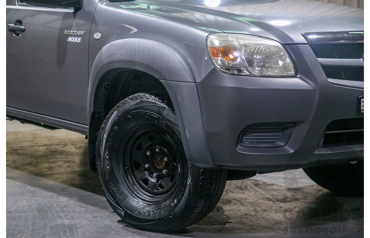 3/2011 Mazda Bt50 BOSS B3000 DX (4x2) 09 UPGRADE Dual Cab P/Up Grey Turbo Diesel 3.0L