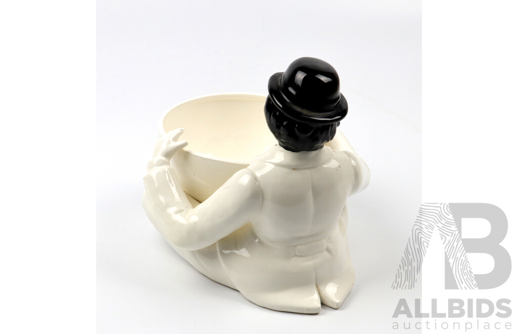 Vintage Charlie Chaplin-Form Bowl