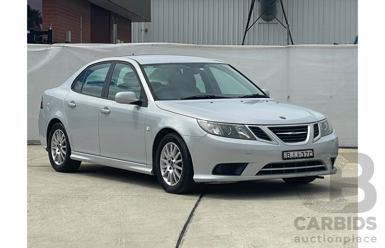 03/09 Saab 9-3 LINEAR 2.0t FWD MY08 4D Sedan Silver 2.0L