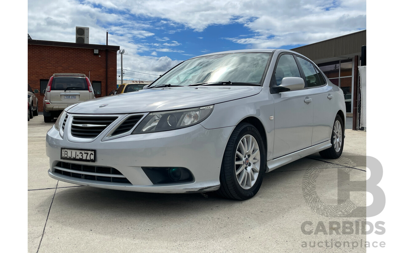 03/09 Saab 9-3 LINEAR 2.0t FWD MY08 4D Sedan Silver 2.0L