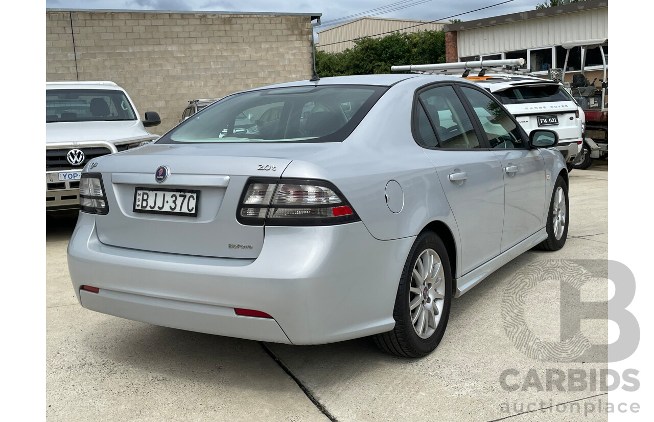 03/09 Saab 9-3 LINEAR 2.0t FWD MY08 4D Sedan Silver 2.0L