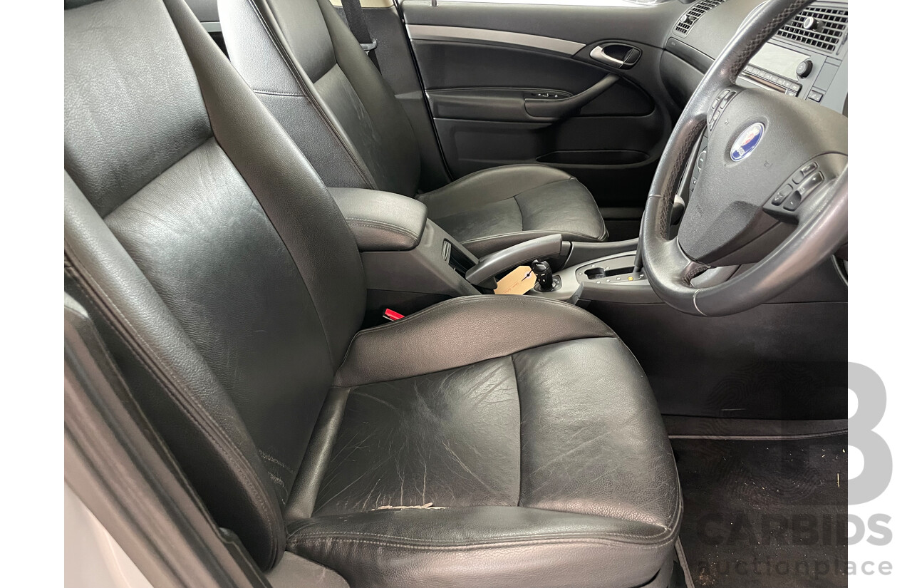 03/09 Saab 9-3 LINEAR 2.0t FWD MY08 4D Sedan Silver 2.0L