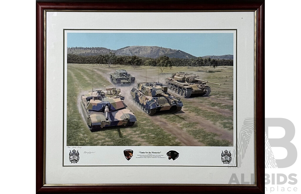 Barry Spicer, Tanks for the Memories, Limited Edition Print