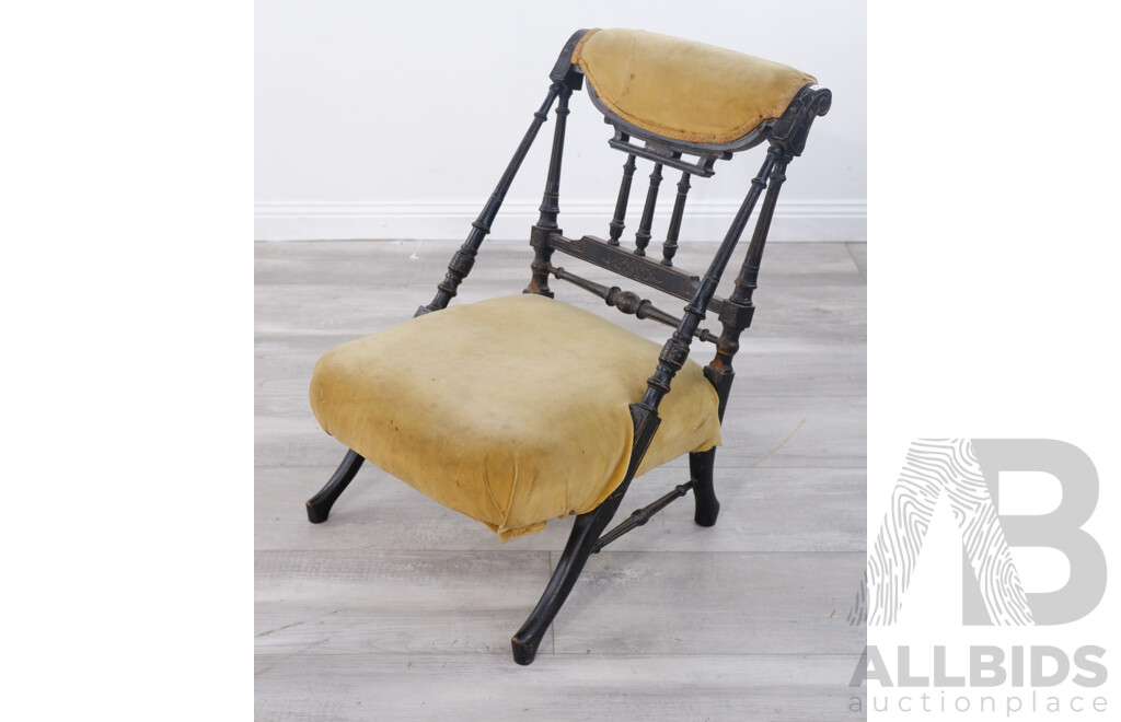 Aesthetic Movement Nursing Chair