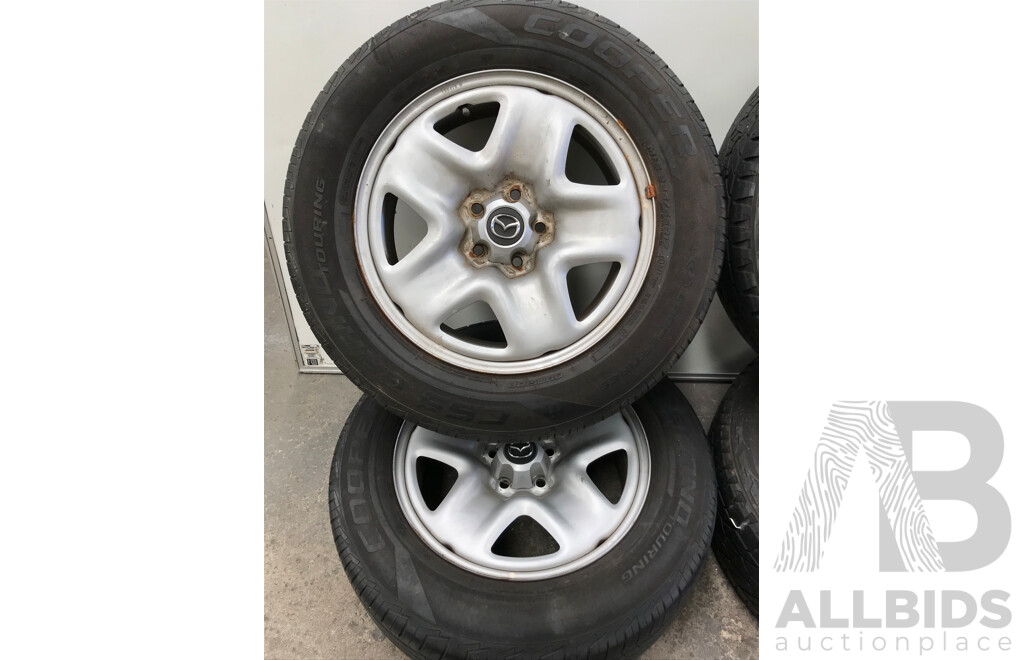 Mazda CX-5 17 Inch Five Stud Steel Wheels with Coopers CS5 Starfire SF710 Tyres - Set of Four
