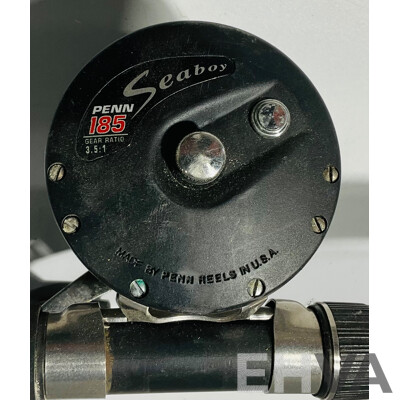 Vintage Seaboy Penn 185 Fishing Rod and Reel