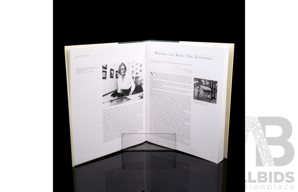 Norman Lindsay Etchings Catalogue Raisonne, Lin Bloomfield, Odana Editions, Bungendore, 2006, Hardcover