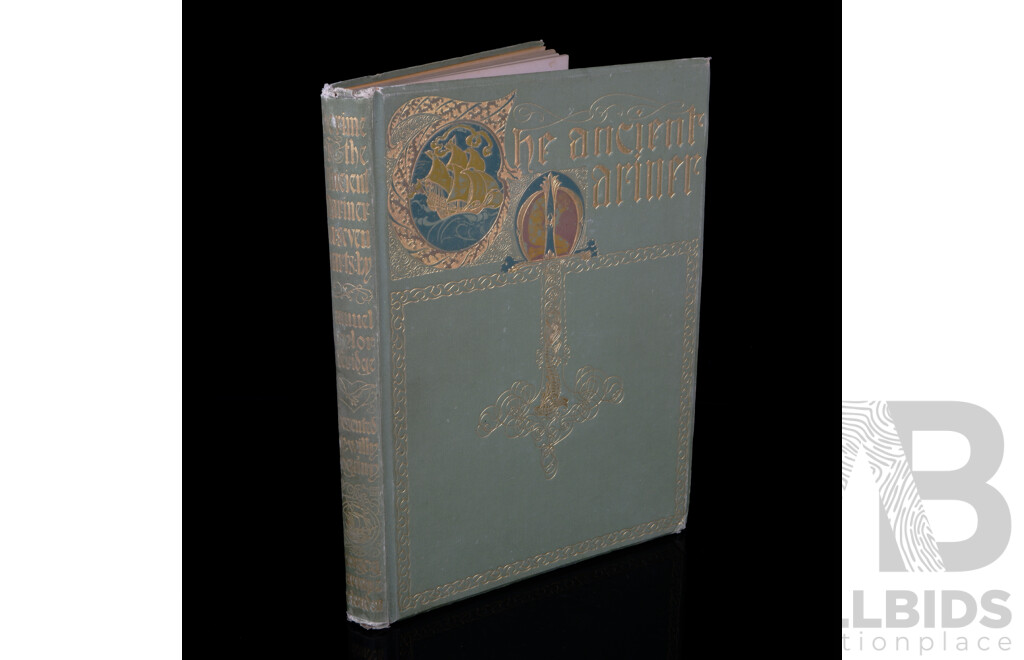 The Rime of the Ancient Mariner, Samuel Taylor Coleridge, Illustrated by Willie Pogany, George Harrup & Co, London, Embossed Hardcover