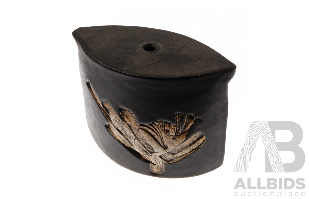 Australian Local Studio Pottery Vase by Hiroe Swen