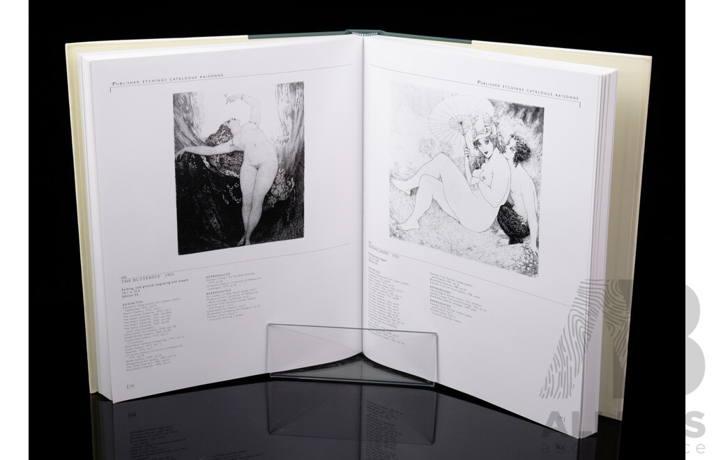 Norman Lindsey Etchings Catalogue Raisonne, Lin Bloomfield, Odana Editions, Bungendore, 2006, Hardcover