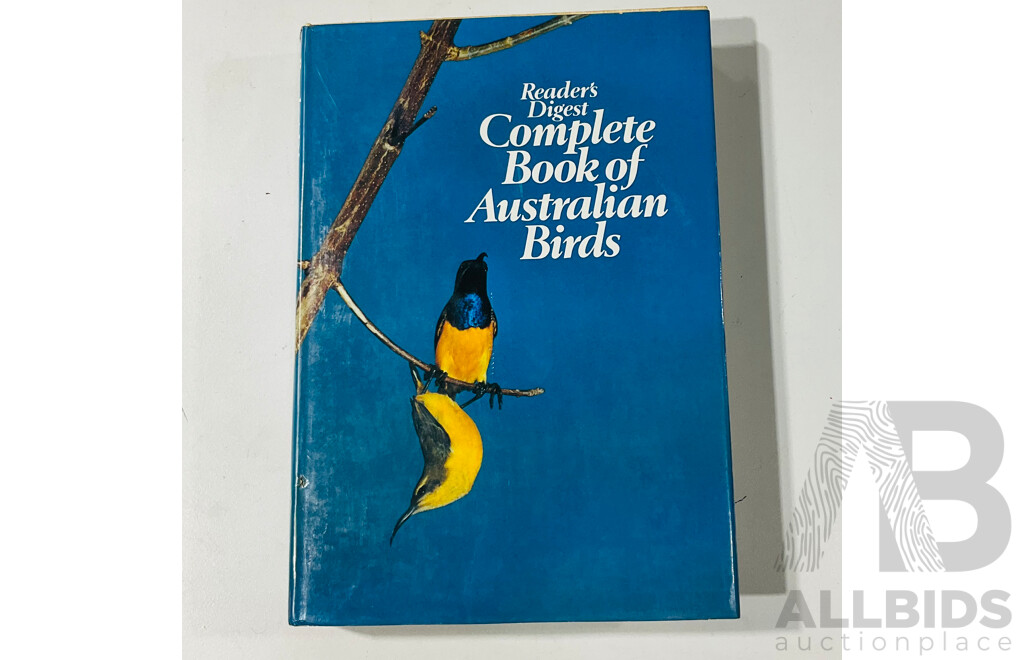 Readers Disgest Comp[lete Books of Australian Birds, 1976, Sydney, Hardcover with Dust Jacket