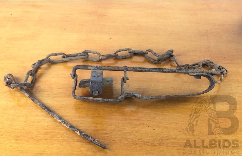 Antique Platypus Brand Rabbit Trap