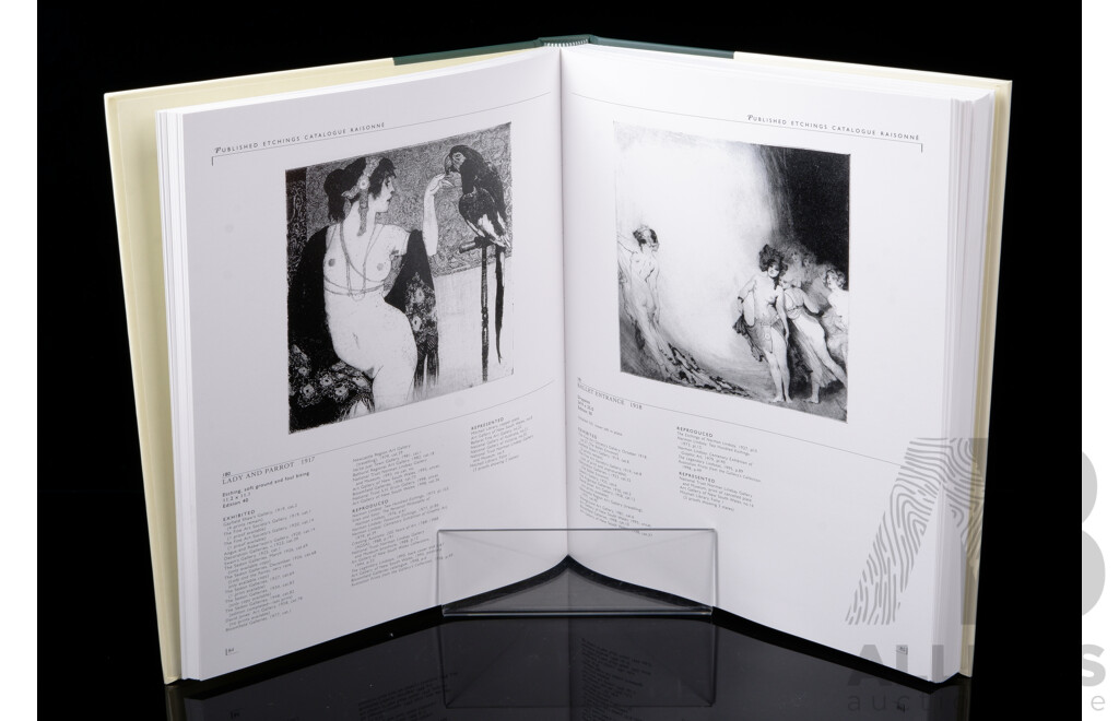 Norman Lindsay Etchings Catalogue Raisonne, Lin Bloomfield, Odana Editions, Bungendore, 2006, Hardcover