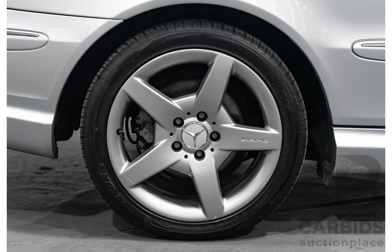 5/2008 Mercedes Benz CLK 280 Avantgarde AMG Pack C209 MY08 2d Coupe Iridium Silver Metallic V6 3.0L