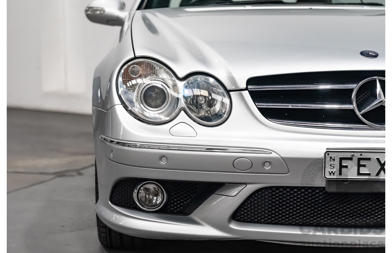 5/2008 Mercedes Benz CLK 280 Avantgarde AMG Pack C209 MY08 2d Coupe Iridium Silver Metallic V6 3.0L