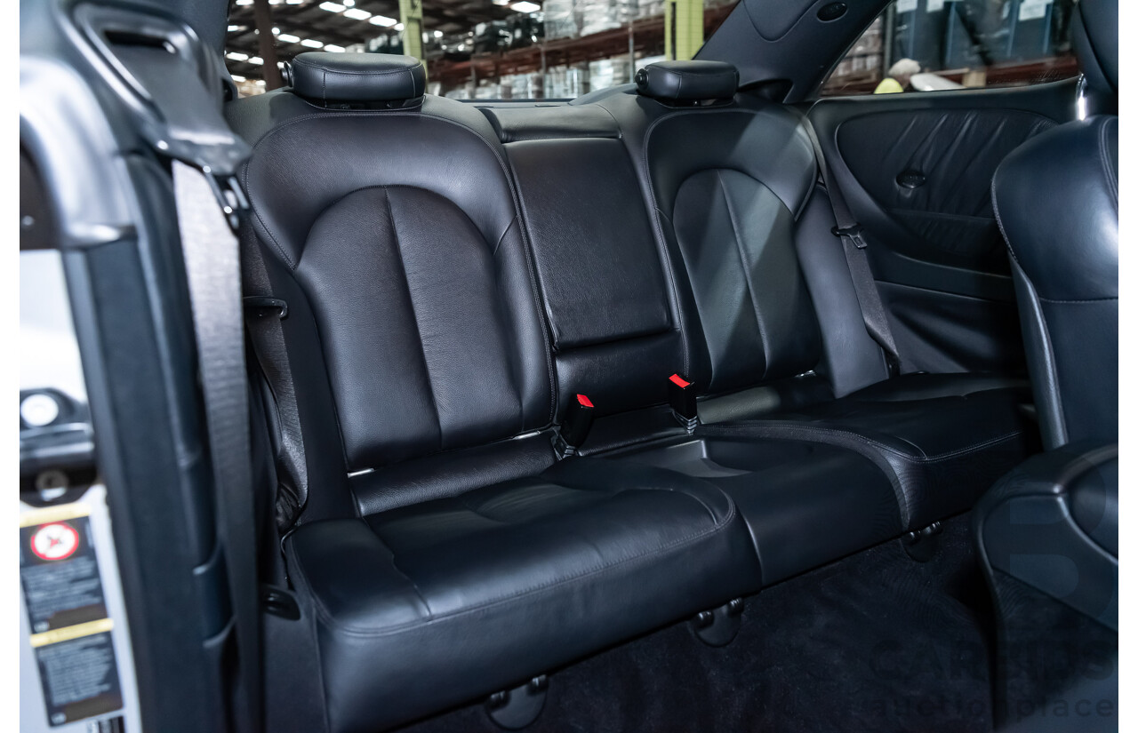 5/2008 Mercedes Benz CLK 280 Avantgarde AMG Pack C209 MY08 2d Coupe Iridium Silver Metallic V6 3.0L