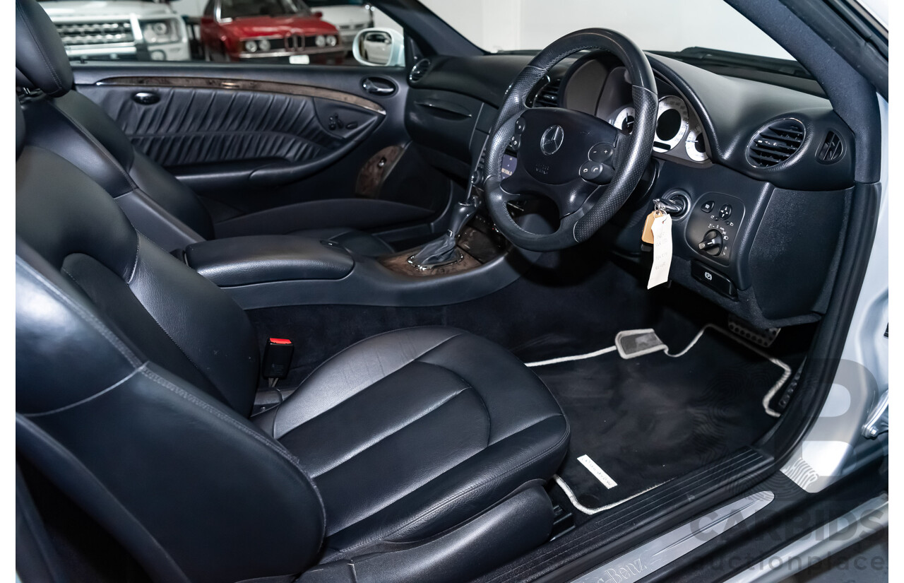 5/2008 Mercedes Benz CLK 280 Avantgarde AMG Pack C209 MY08 2d Coupe Iridium Silver Metallic V6 3.0L