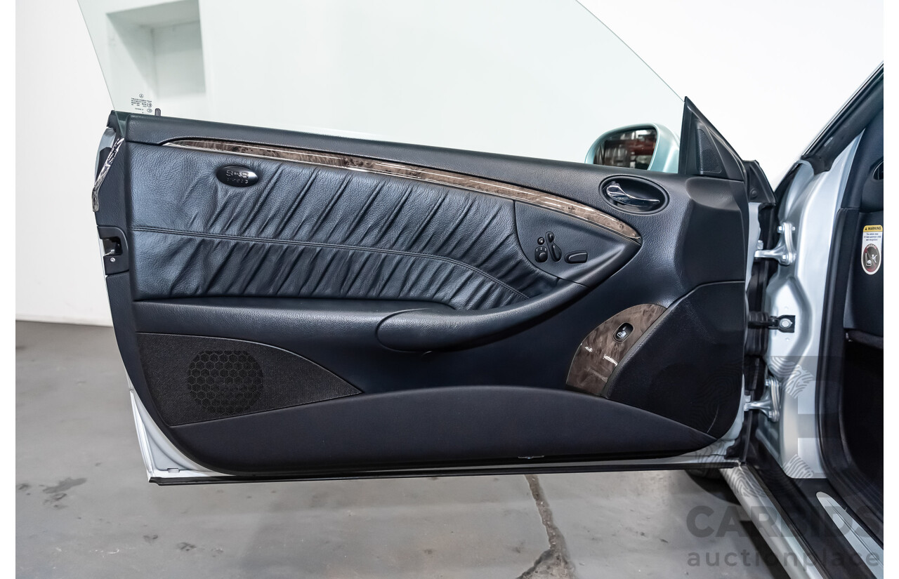 5/2008 Mercedes Benz CLK 280 Avantgarde AMG Pack C209 MY08 2d Coupe Iridium Silver Metallic V6 3.0L