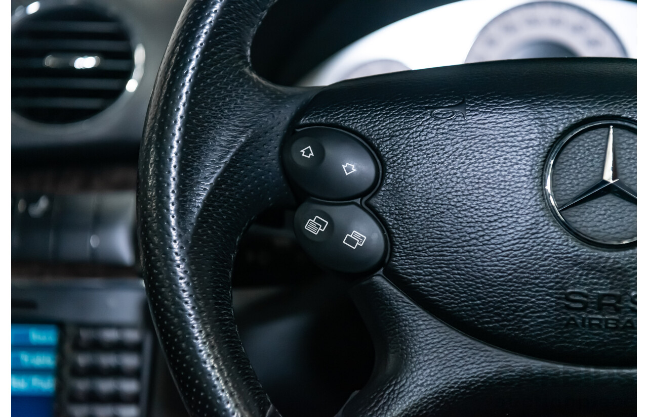 5/2008 Mercedes Benz CLK 280 Avantgarde AMG Pack C209 MY08 2d Coupe Iridium Silver Metallic V6 3.0L